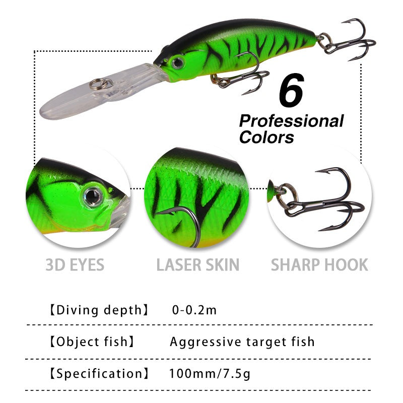 Minnow Long Lips Deep 10cm 7.5g - MN177