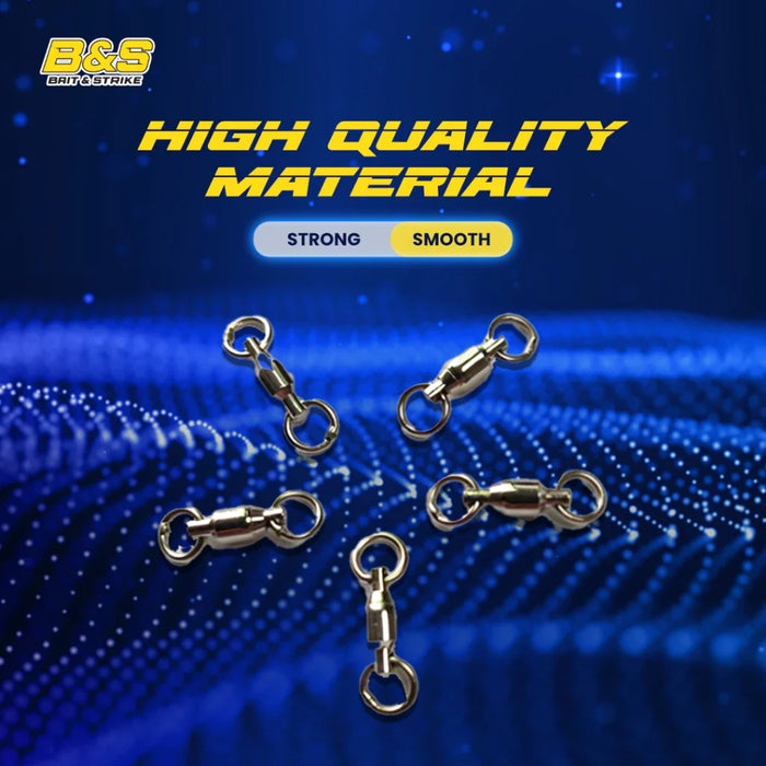 5PCS Firelock Rolling Swivel Stainless Steel High Strength Kili-Kili Pancing SWIVEL03