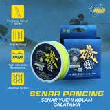 senar pancing nilon 150m Fluoresens monofilamen kuat tahan lama