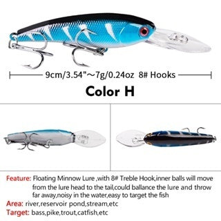 Minnow Superbait Topmouth Culter 9cm 7.28g - MN039