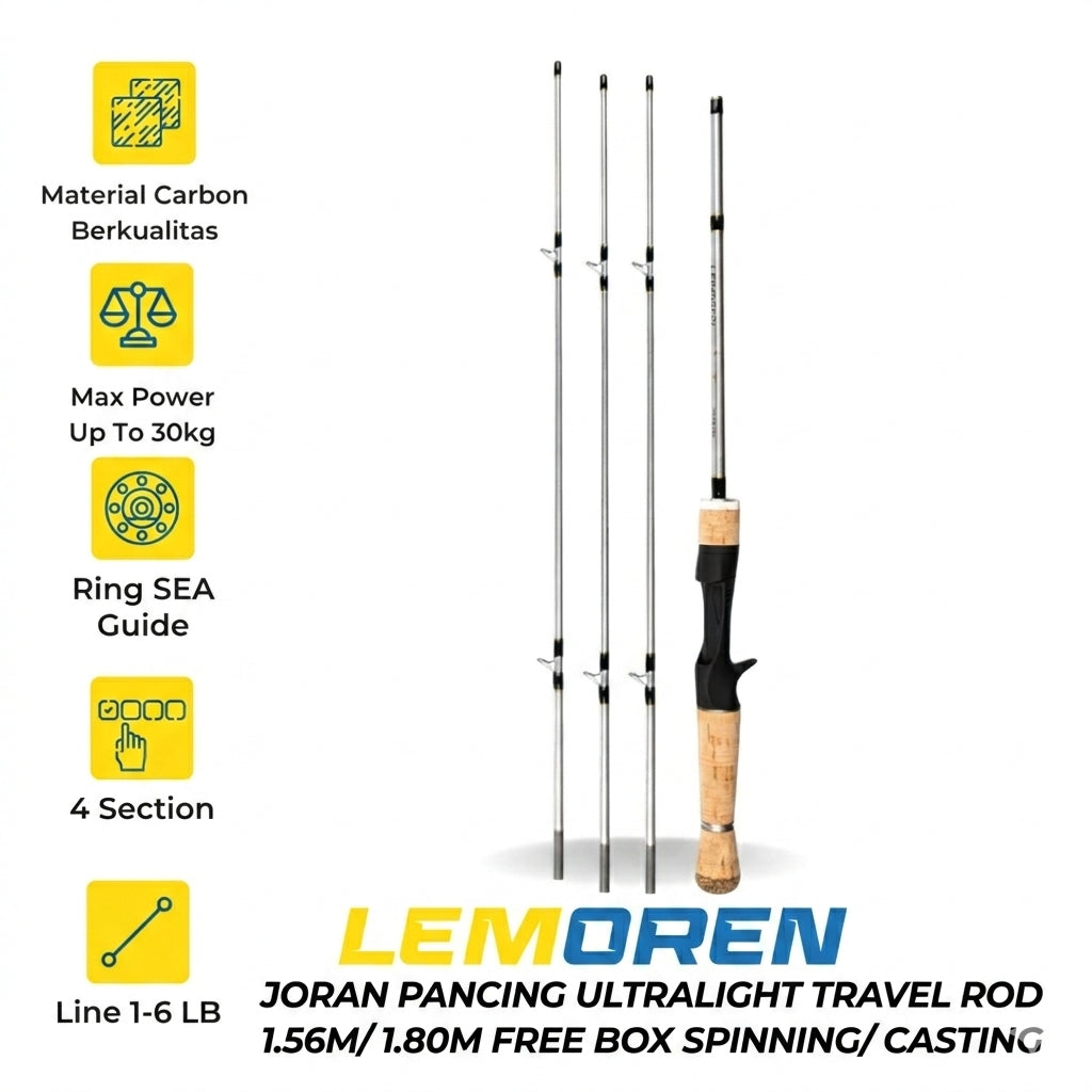 Lemoren Ultralight Travel Rod - JP034