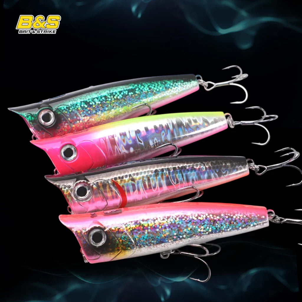 Umpan pancing Lure popper 9g/14g popper killer mata 3D BNS LP220