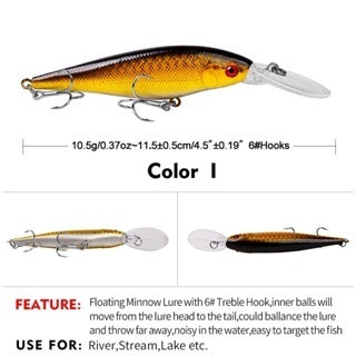 LureKiller Minnow Floating DW1176 12cm 11g - MN066