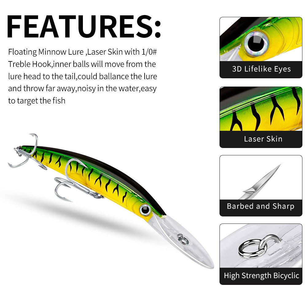 PROBEROS Minnow Floating DW358 17cm 27g - MN065