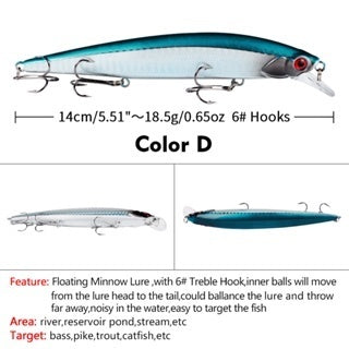 Proberos Minnow Superbait Amazon DW1211 14cm 18.5g - MN060