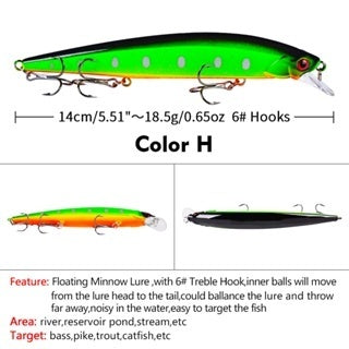 Proberos Minnow Superbait Amazon DW1211 14cm 18.5g - MN060