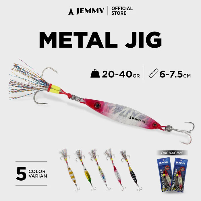 METAL JIG 3D PRINTING GID 20G/40G HOOK SUPER STRONG MJ101