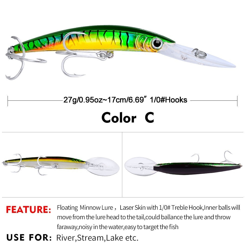 PROBEROS Minnow Floating DW358 17cm 27g - MN065