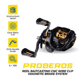 Reel Baitcasting Proberos YACUYU GOLD - RP108