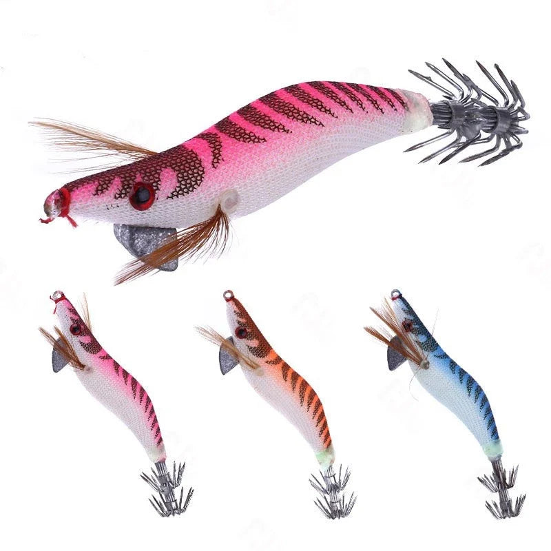 Umpan Pancing Lure Egi Set isi 10pcs Glow In The Dark LE011