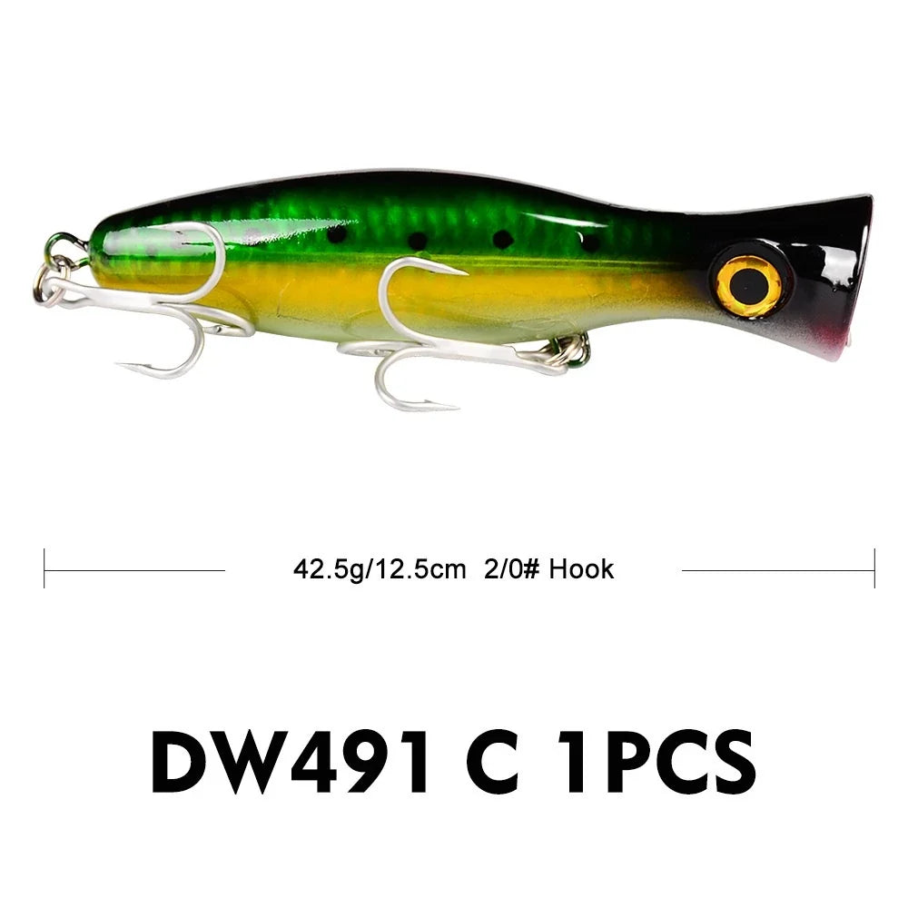PROBEROS Umpan Pancing Lure Popper 13Cm/43G DW491 LP006