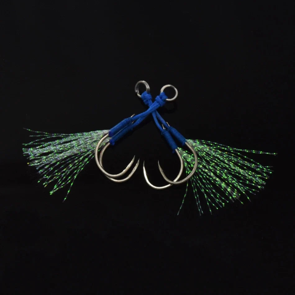 Lure Killer Assistant Hook Metal Jig Jigbait Kail Double Hook HJ018
