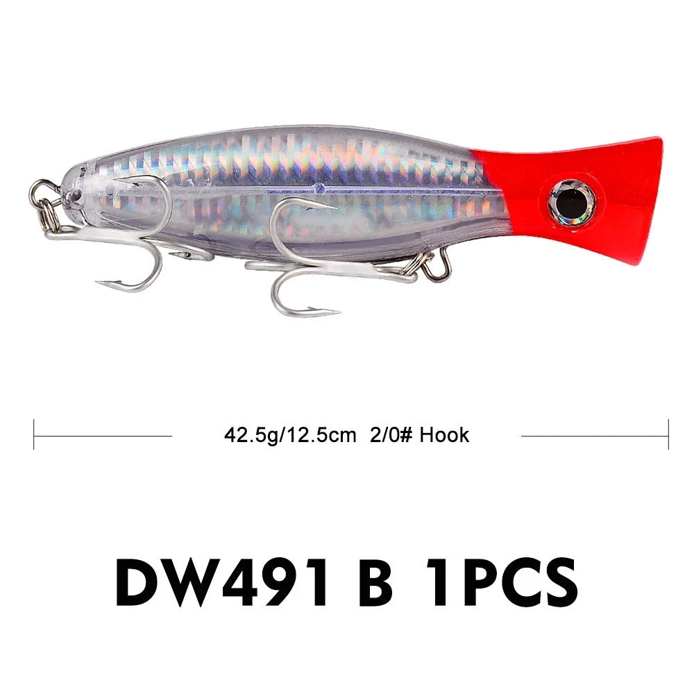 PROBEROS Umpan Pancing Lure Popper 13Cm/43G DW491 LP006