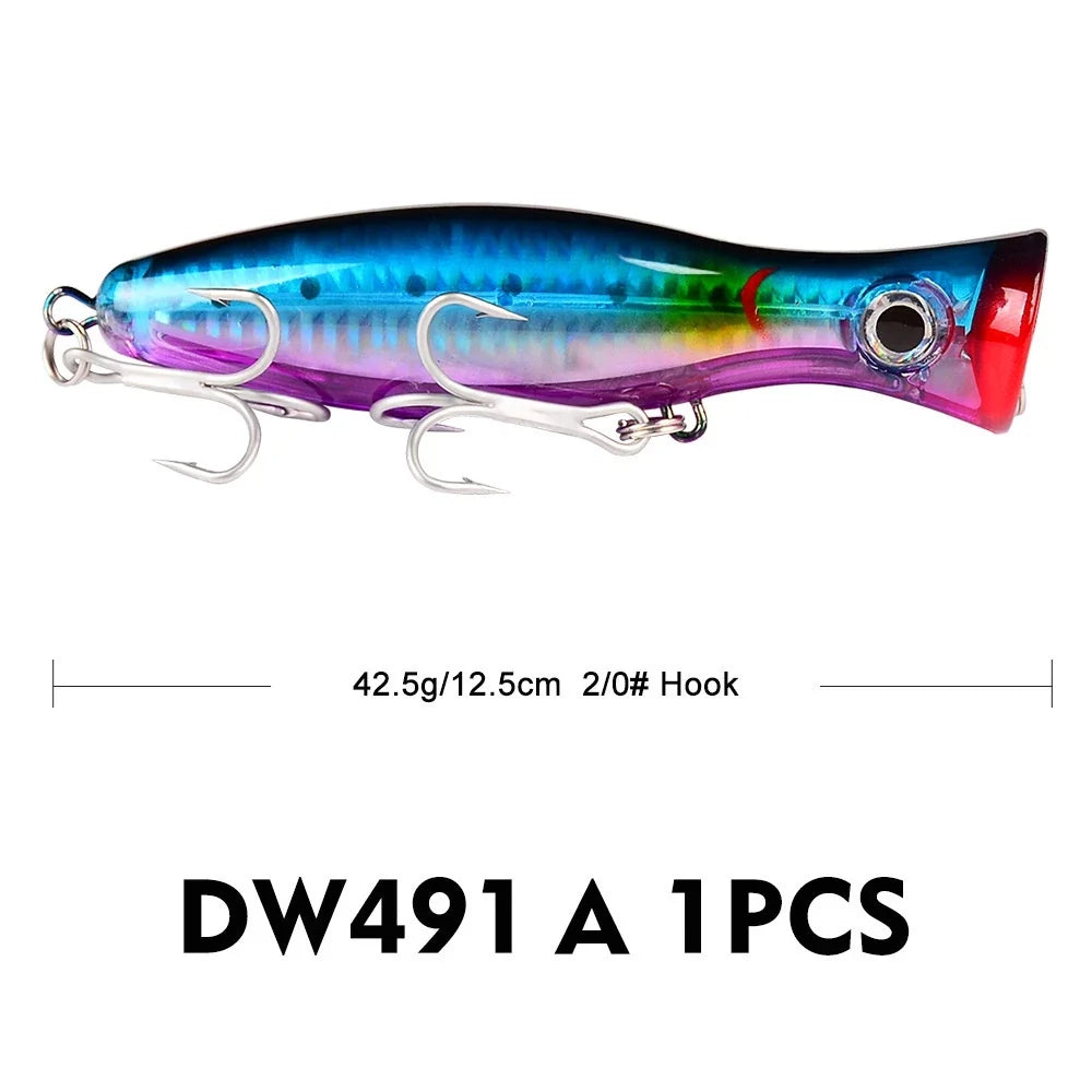 PROBEROS Umpan Pancing Lure Popper 13Cm/43G DW491 LP006