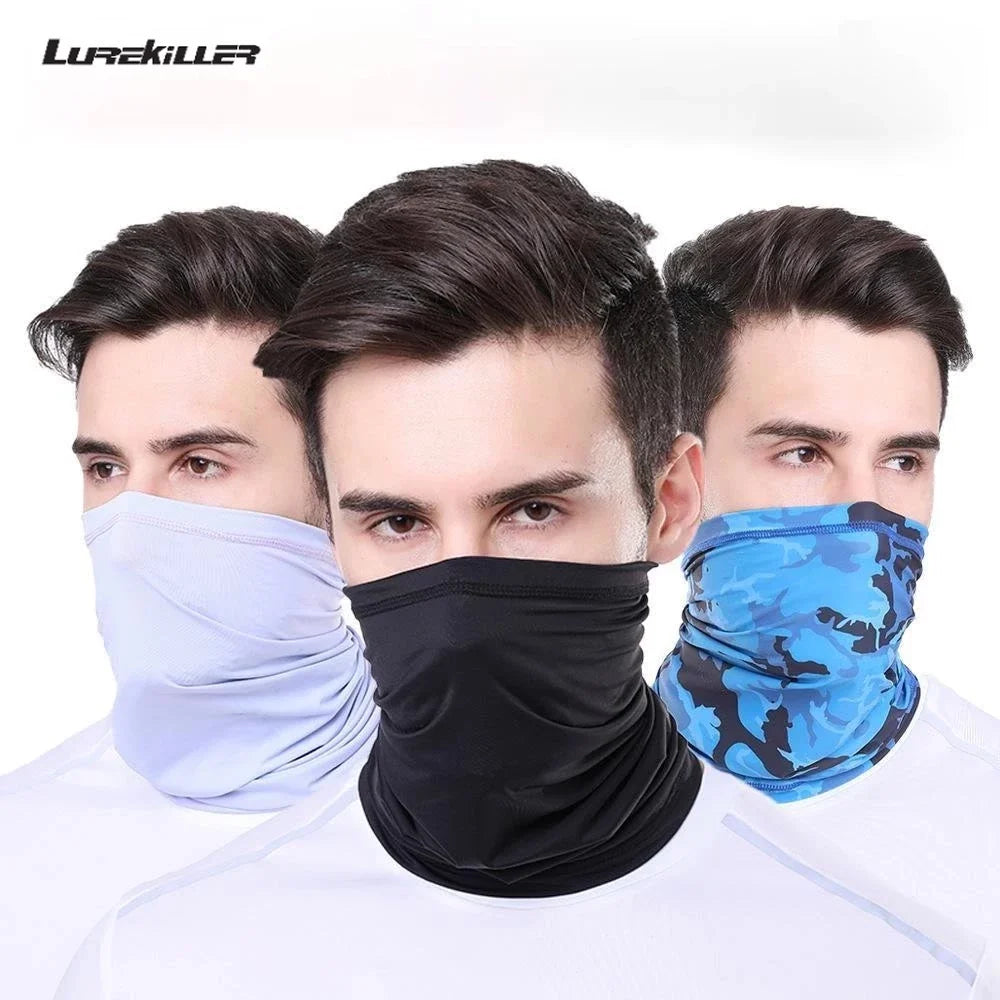 Masker Memancing LureKiller Motif dan Polos Nylon MM02