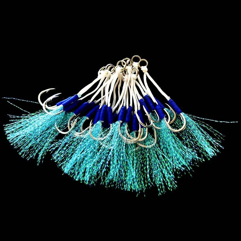 Lure Killer Assistant Hook Metal Jig Jigbait Kail Double Hook HJ017