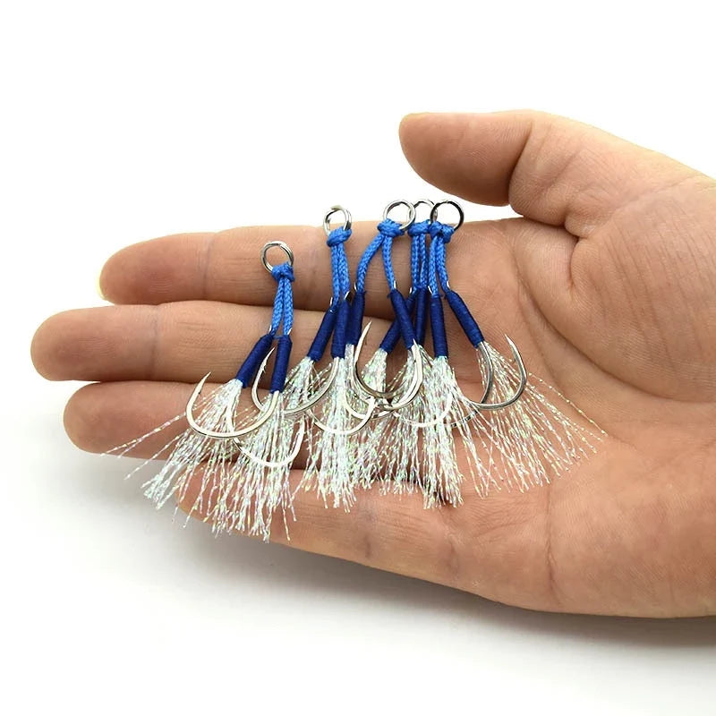 Lure Killer Assistant Hook Metal Jig Jigbait Kail Double Hook HJ018