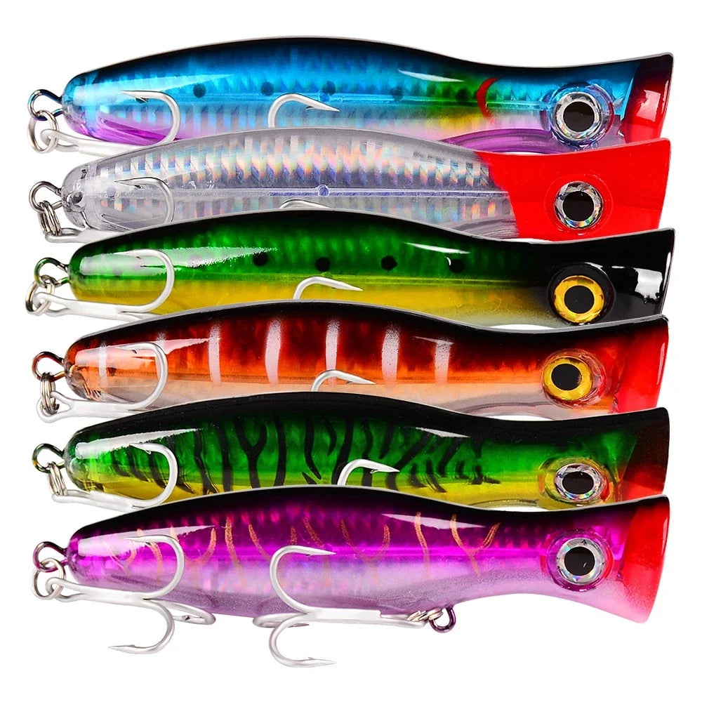 PROBEROS Umpan Pancing Lure Popper 13Cm/43G DW491 LP006
