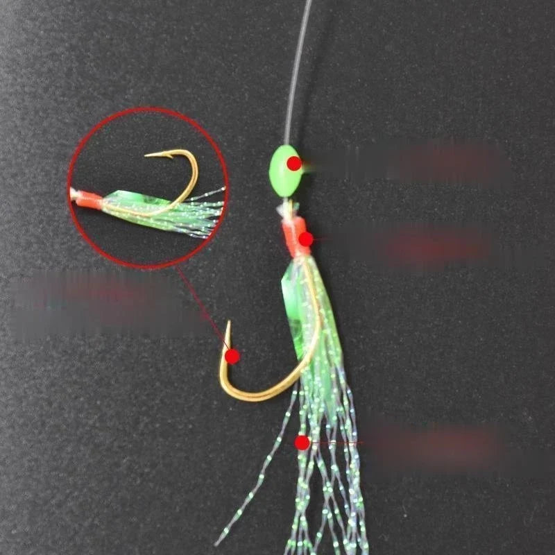 Lure Killer Kail Umpan Pancing Karet Pengait Topmouth Culter Sabiki Kotrekan KU003