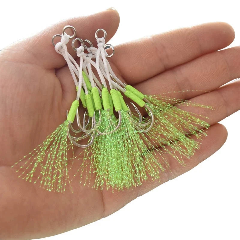 Lure Killer Assistant Hook Metal Jig Jigbait Kail Double Hook HJ017