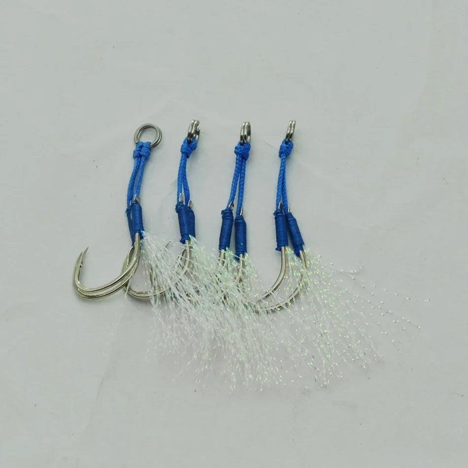 Lure Killer Assistant Hook Metal Jig Jigbait Kail Double Hook HJ018