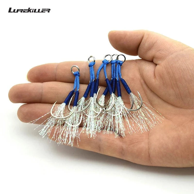 Lure Killer Assistant Hook Metal Jig Jigbait Kail Double Hook HJ018