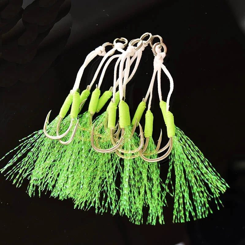 Lure Killer Assistant Hook Metal Jig Jigbait Kail Double Hook HJ017