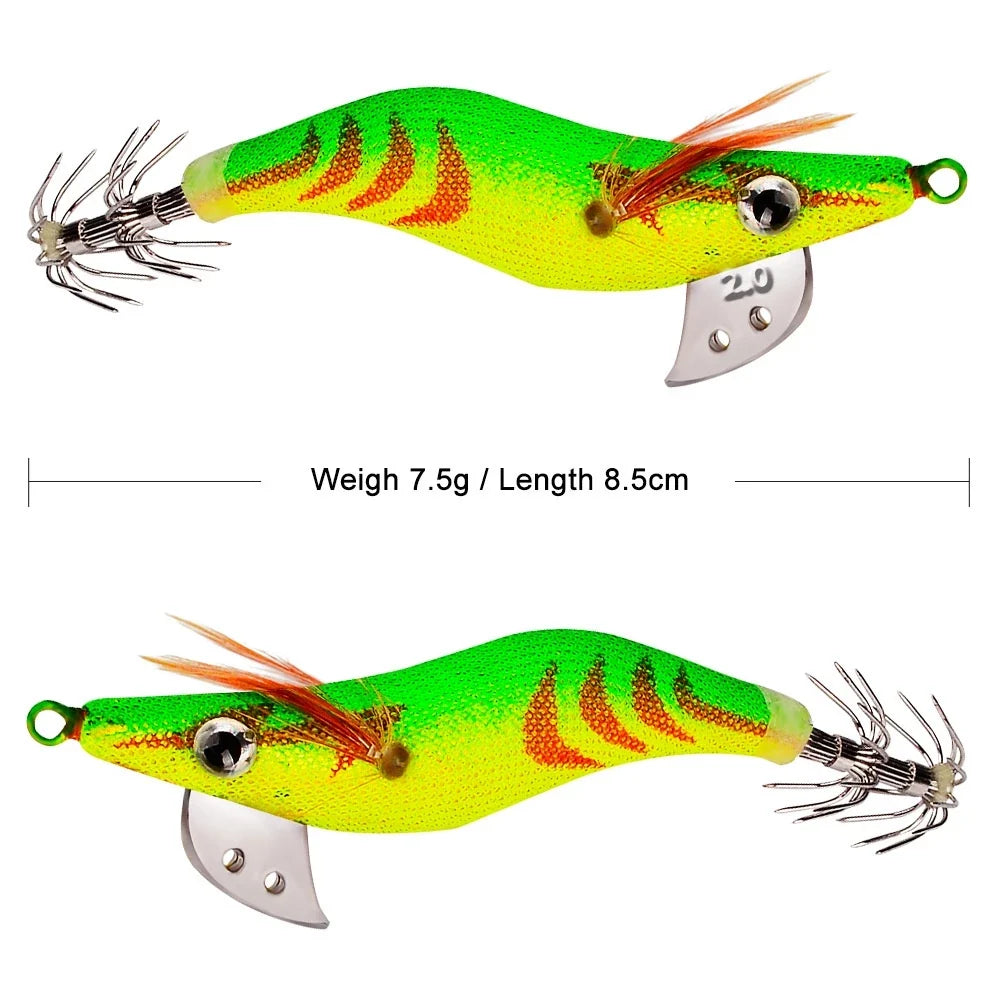 PROBEROS Umpan Pancing Udang Lure Egi Glow LE147